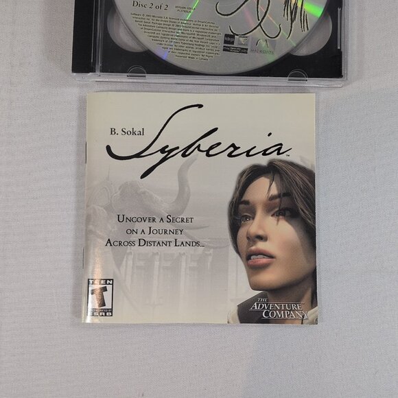Syberia / Syberia 2 (PC, 2003-4) Game of the Year Edition Box w/ Manual B Sokal - Picture 6 of 16